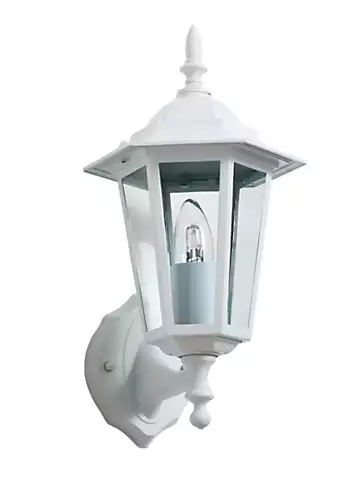 Zink Libourne 1 Light 6 Panel E27 Traditional Outdoor Wall Lantern | Kaleidoscope